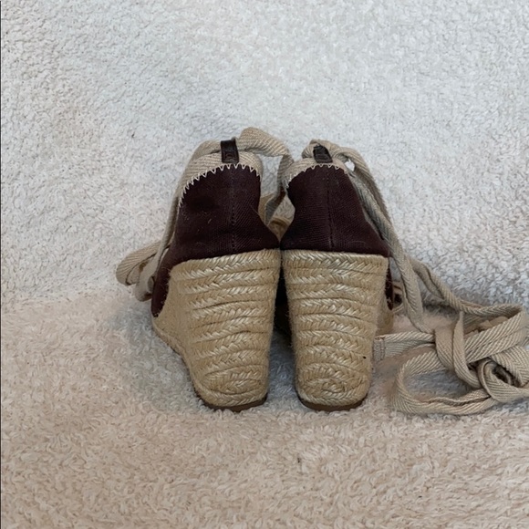 Tory Burch Wedge Espadrilles Womens 5 - Picture 3 of 6